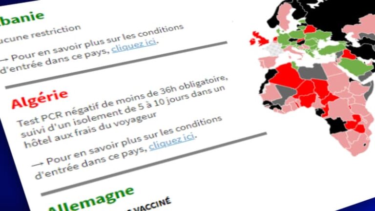 voici les conditions imposées aux touristes français dans chaque pays voici les conditions imposées aux touristes français dans chaque pays